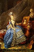 Jean-Baptiste Greuze Therese de Savoie oil on canvas